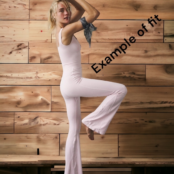 NWOT M/L FP Movement Good Karma Flared Red Onesie - Picture 9 of 9